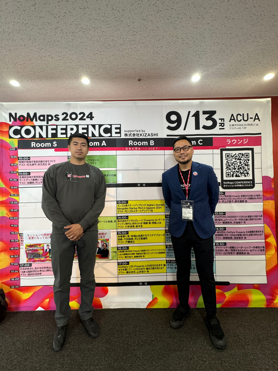 Honmono team at the NoMaps 2024 conference in Sapporo, Japan